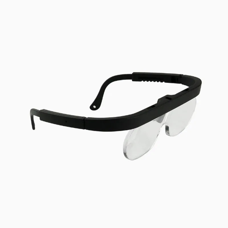 Head-Mounted Illuminating Microscope Telescopic Magnifier Glasses Loupes Led Light Jewelry Watch Repair Tools Peaceful Pleasures Health and Wellness