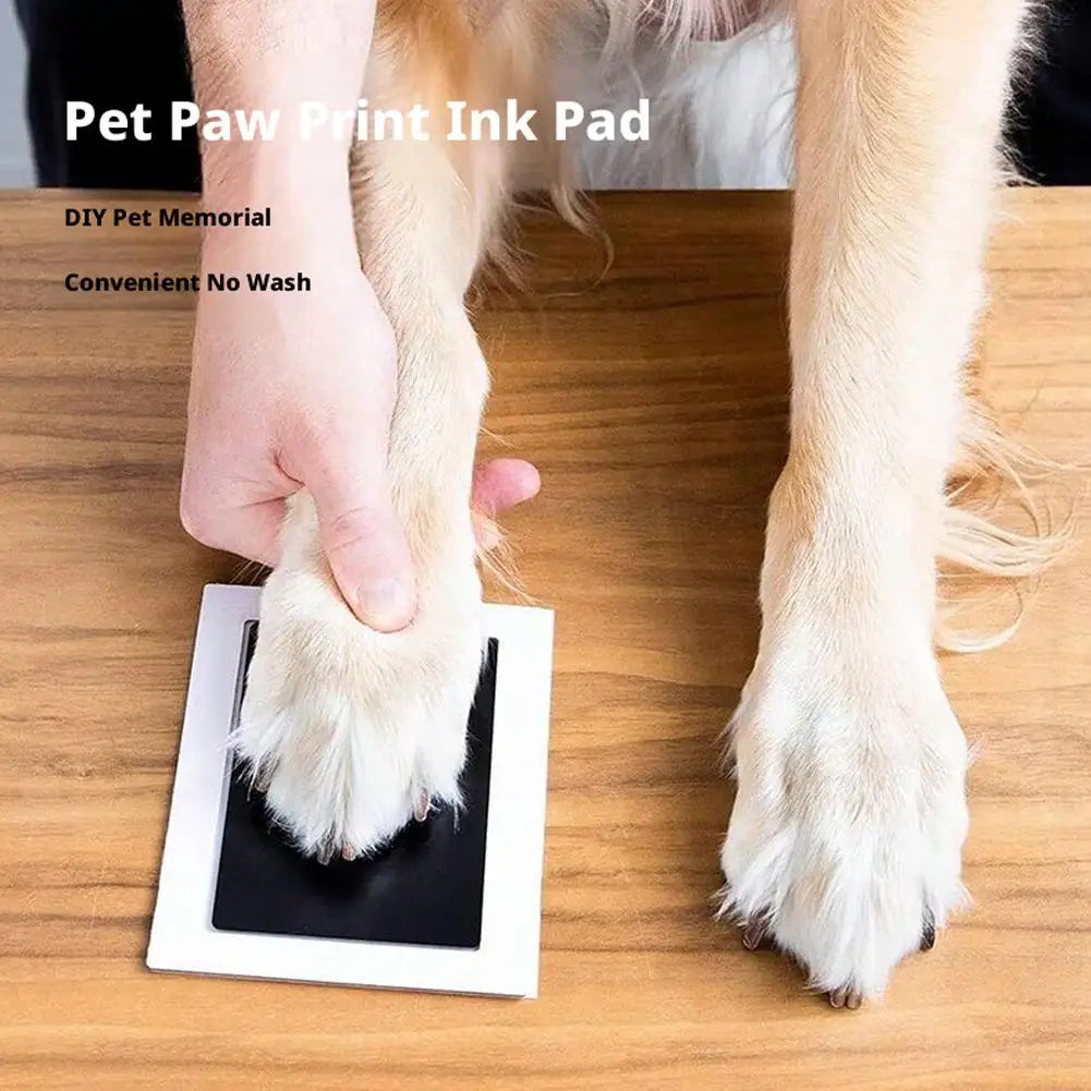 Disposable Non-dirty Claws Pet Footprint Ink Pad Printing Extension Commemorative Frame Cat Dog Souvenir Paw DIY Pet Photo Album Peaceful Pleasures Health and Wellness