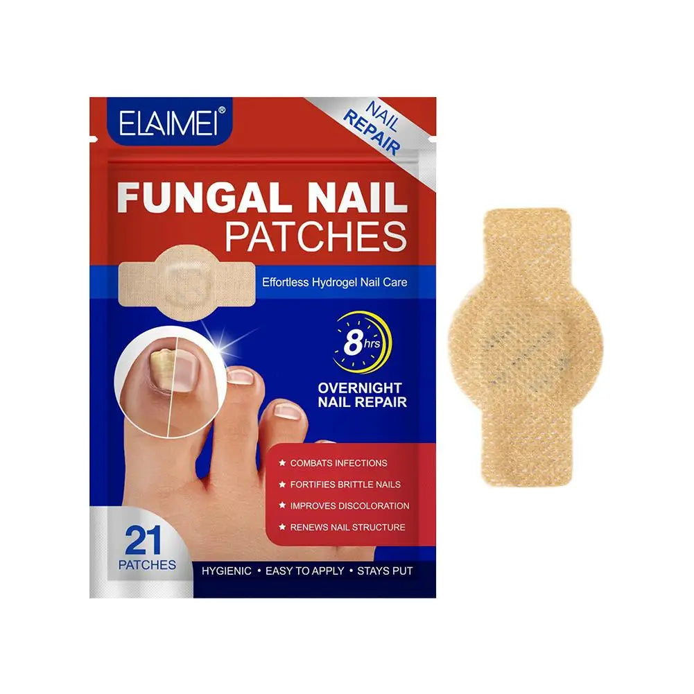 21pc Gray Toe Nail Sticker Fungal Nail Repair Patch Ingrown Correction Sticker Toenail Care Paronychia Nail Treatment Patch CarE Peaceful Pleasures Health and Wellness 1set