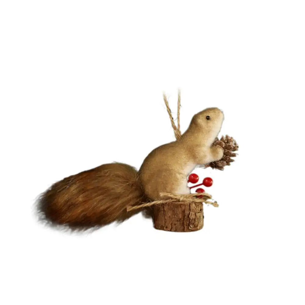 Realistic Squirrel Christmas Ornament – Xmas Tree Pendant