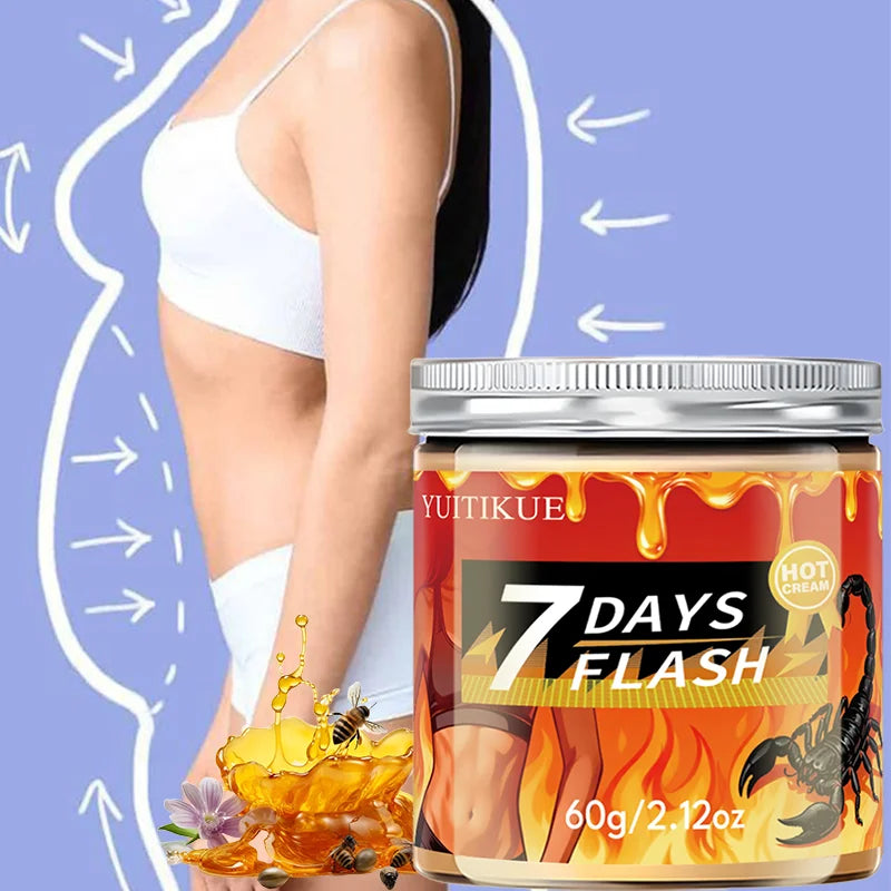 Yuitikue 7 Days Flash Hot Cream, 60g Advanced Hot Massage Cream for Hydrating, Moisturizing & Firming Body Care Peaceful Pleasures Health and Wellness