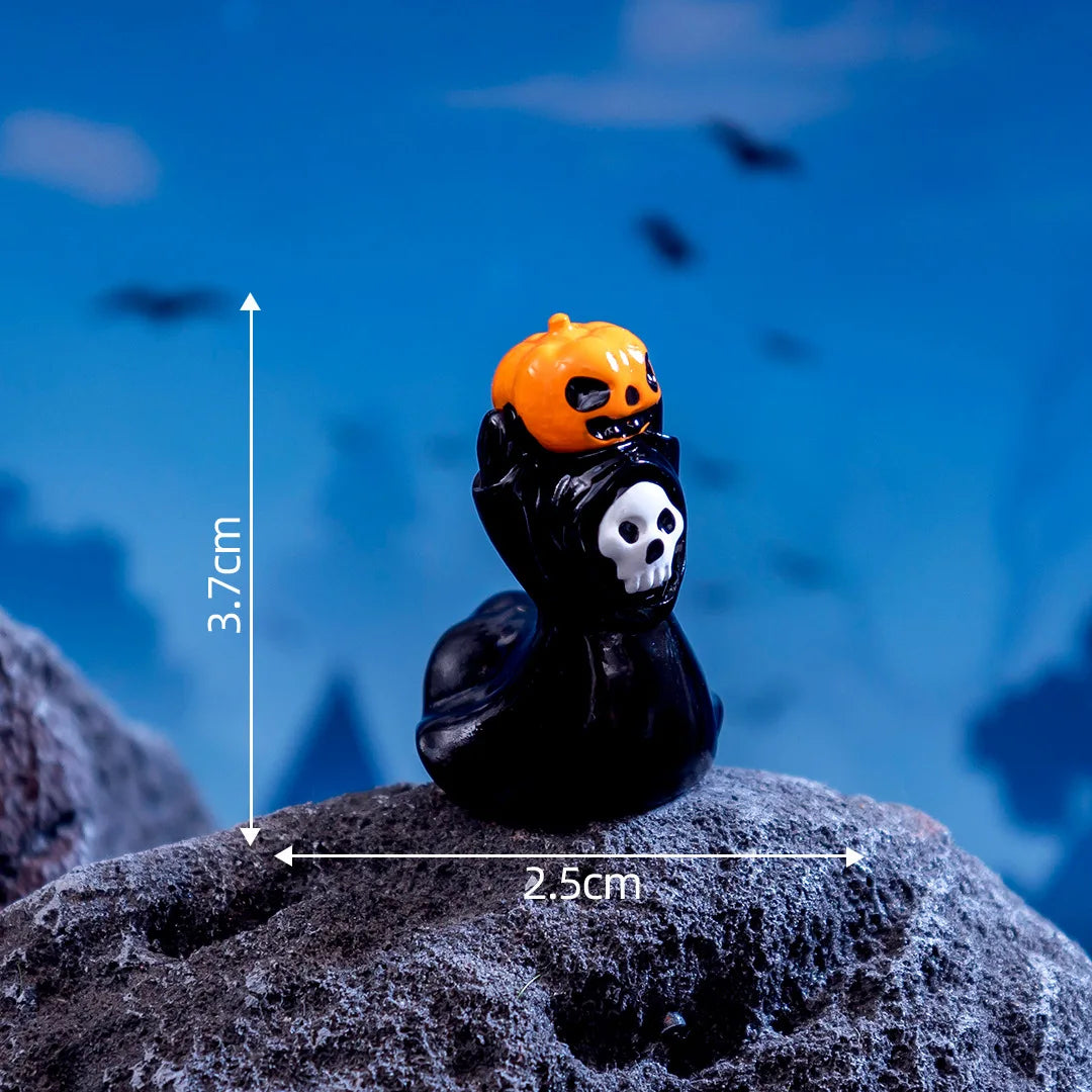 1pcs Halloween Witch Owl Bat Ghost Skeleton Candle Figurine Home Decor Miniature Fairy Garden Decoration Accessories Home Decor Peaceful Pleasures Health and Wellness 3
