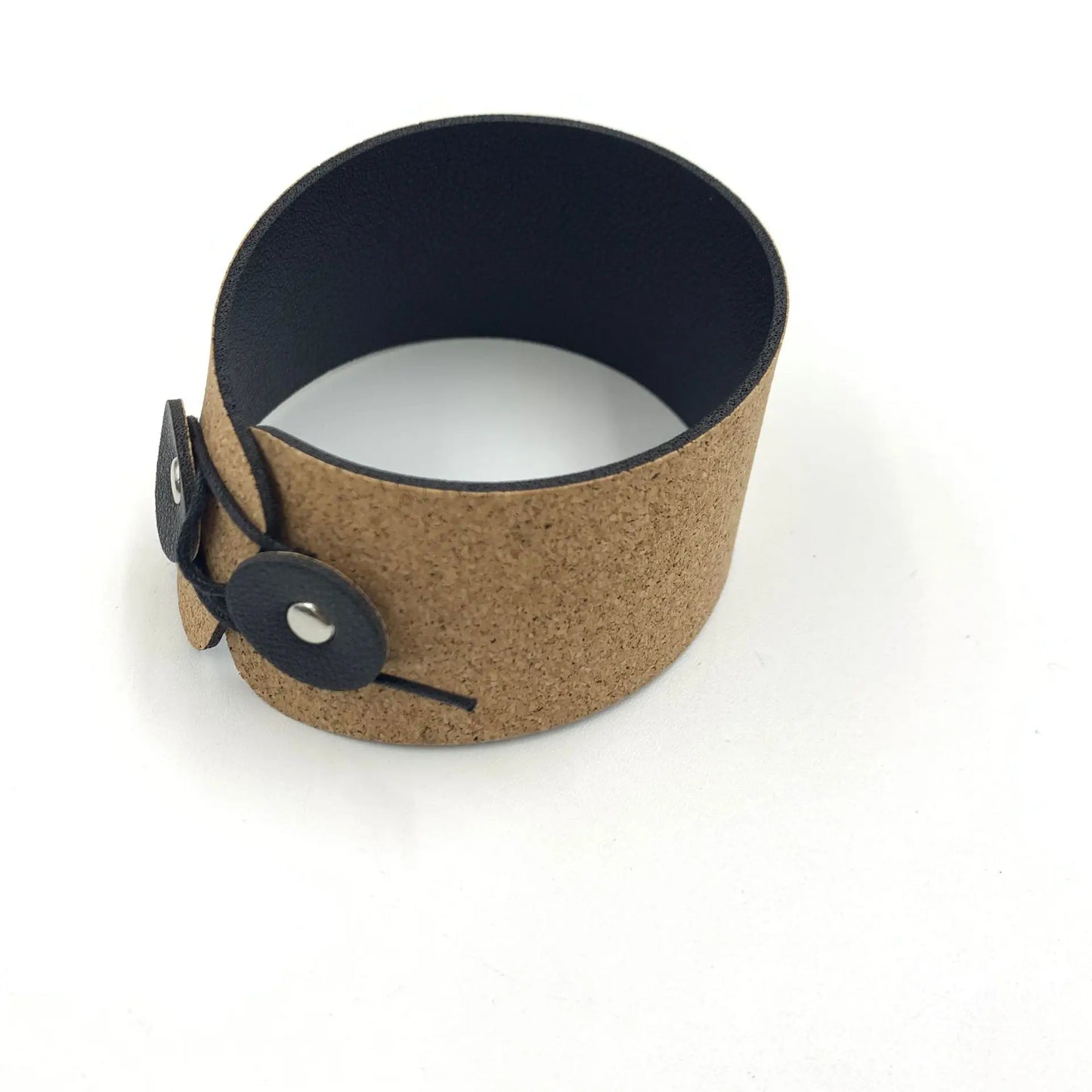 Foldable Primary Color Cork Leather Cup Sleeve Leather Pattern Iced Coffee Cup Sleeve Stainless Steel Peaceful Pleasures Health and Wellness