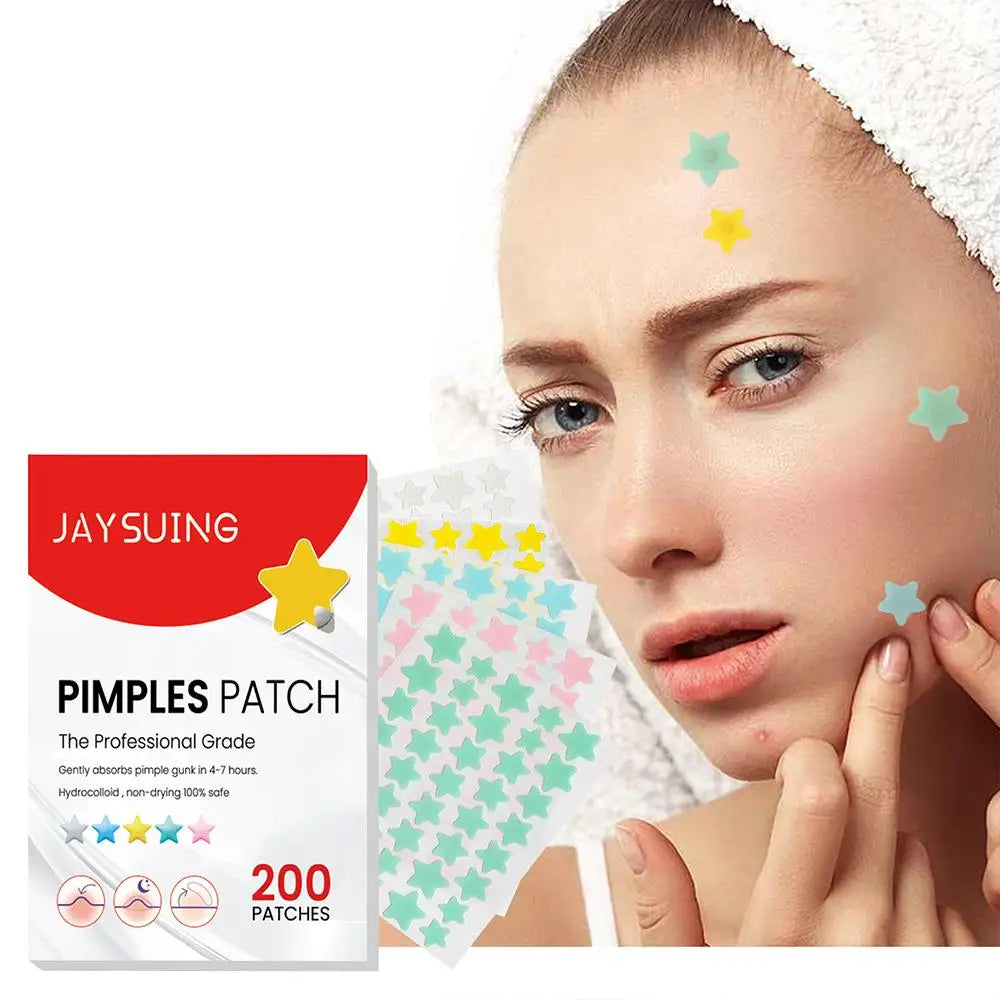 200-Piece Acne Pimple Patches – Breathable Blemish Cover