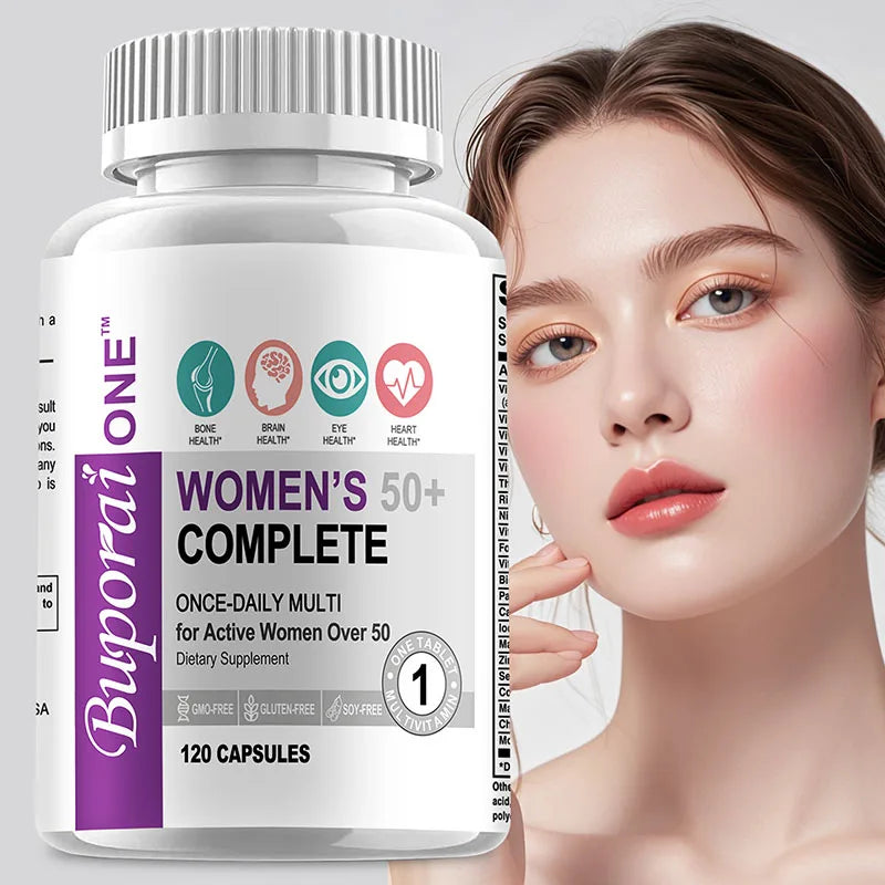 Women's 50+ Complete Multivitamin – Bone, Brain & Skin Health Women's Multivitamin Peaceful Pleasures Health and Wellness