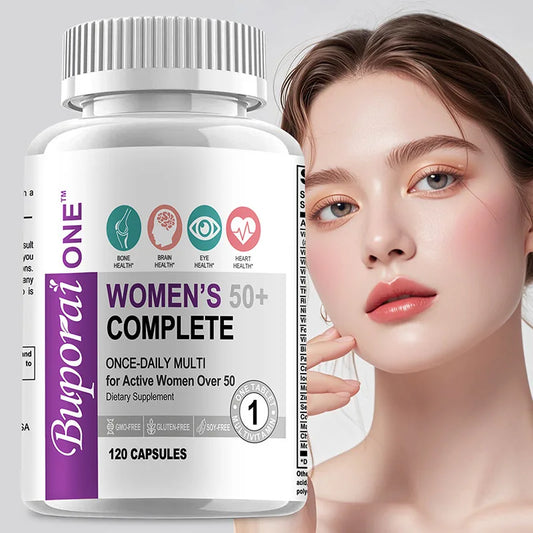 Women's 50+ Complete Multivitamin – Bone, Brain & Skin Health Women's Multivitamin Peaceful Pleasures Health and Wellness