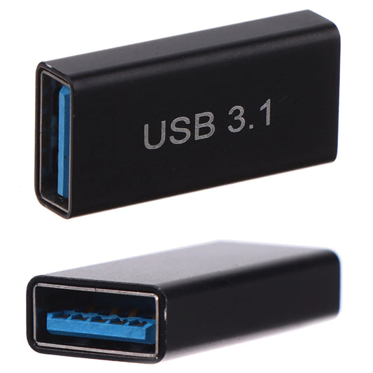 3*1.4cm USB3.0 Coupler Female To USB Type C Female Straight Converter Adapter Speed USB 3.0 Type-C Extender Connection Converter Peaceful Pleasures Health and Wellness Default Title