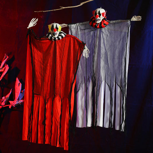 Halloween Hanging Skeleton Props Creepy Scary Haunted House Prop for Outdoor Porch Patio Tree Peaceful Pleasures Health and Wellness