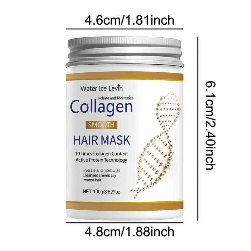 Keratin Hair Mask with Collagen & Coconut Oil | All Hair Types