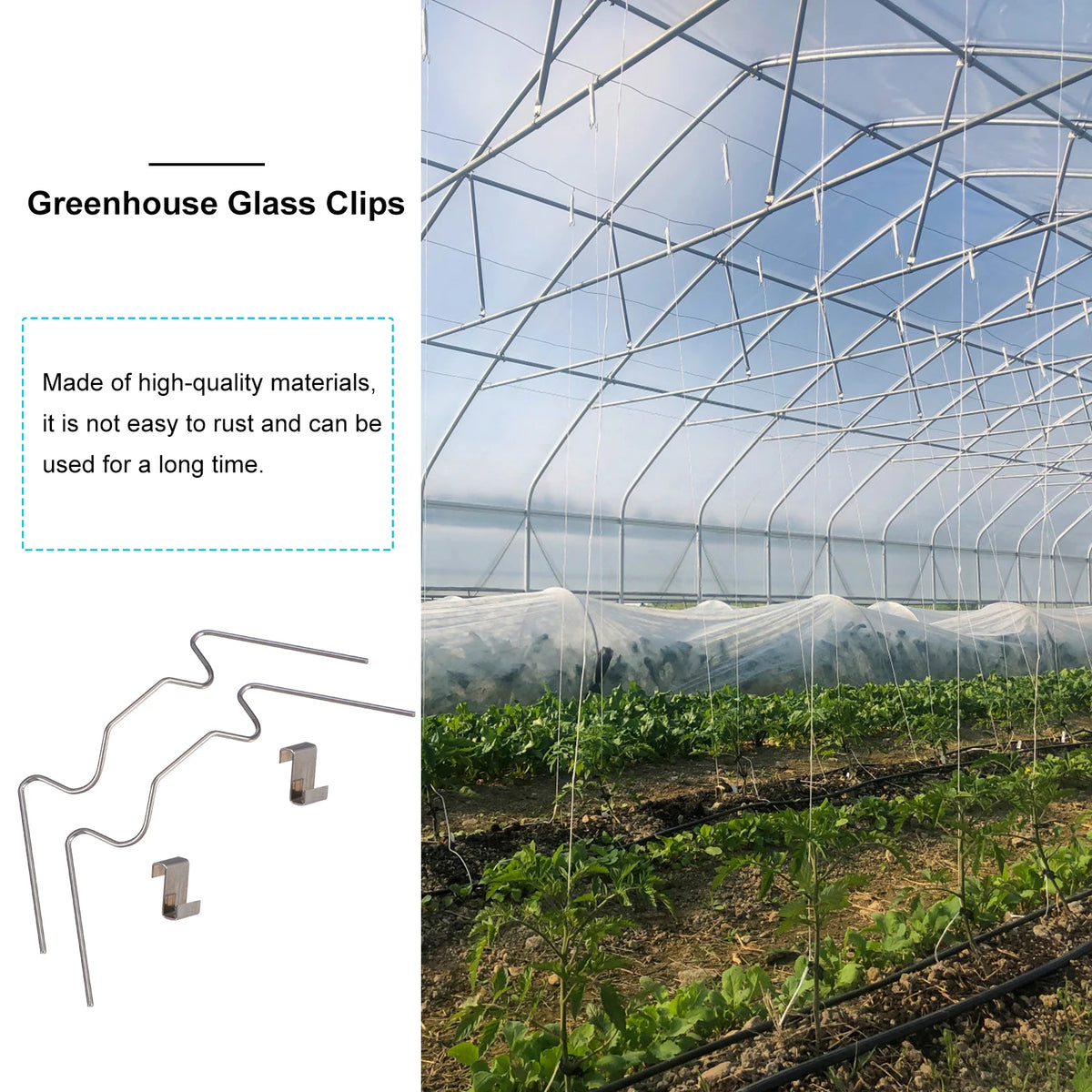 100Pcs Greenhouse Glass Clamps Stainless Steel Clip Frame W Type Clips Fixing Pane Greenhouse Clips Glass Frame Fixing Clamp Peaceful Pleasures Health and Wellness