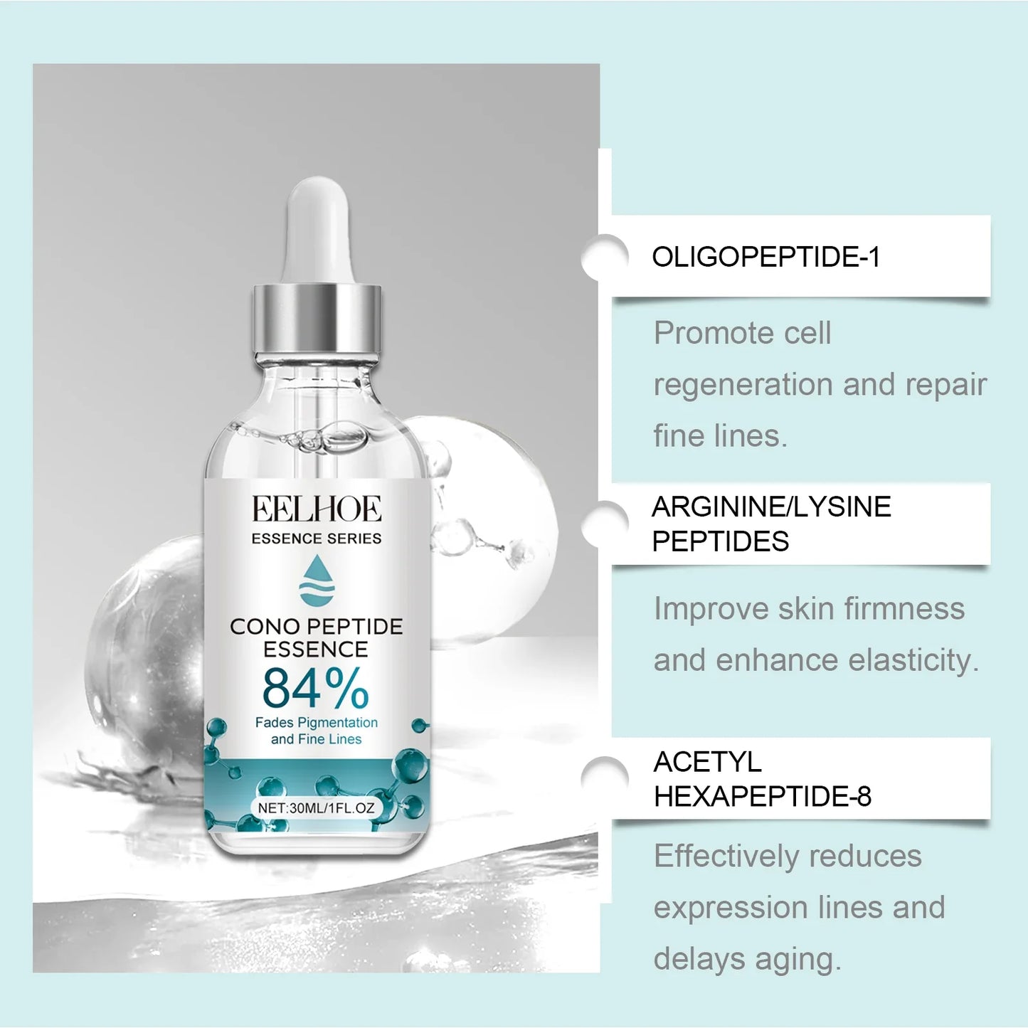 Cono Peptide Facial Serum – Hyaluronic Acid, Firming & Glow