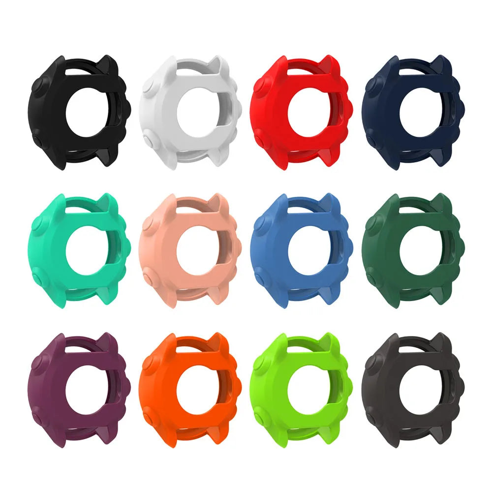Silicone Protective Case Cover +Strap For Garmin Forerunner 245M/245 Smartwatch Strap Protector Shell Frame Protective Cases Peaceful Pleasures Health and Wellness