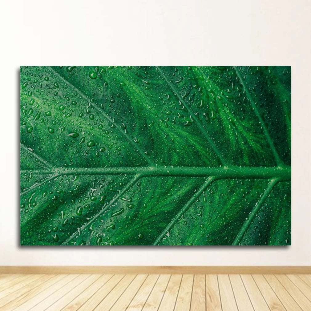 Nordic Forest Fog Mountain Canvas Wall Art | Unframed Print