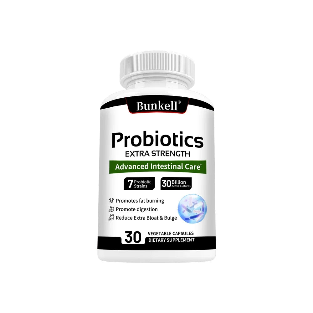 Probiotic Supplement for Gut Health and Fat Metabolism Peaceful Pleasures Health and Wellness 30 count-1 bottle