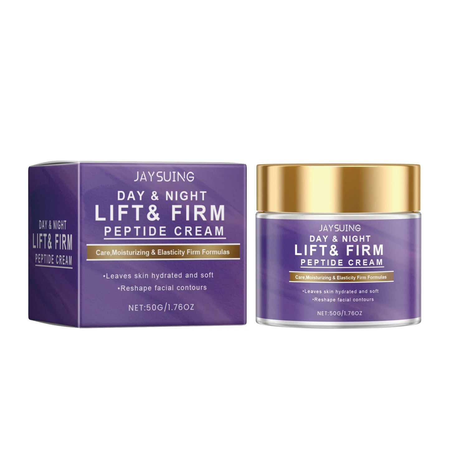 Day Night Care Face Cream Moisturizing Reduce Fine Lines Repair Barriers Increase Skin Elasticity Hyaluronic Acid Facial Cream Peaceful Pleasures Health and Wellness 50g