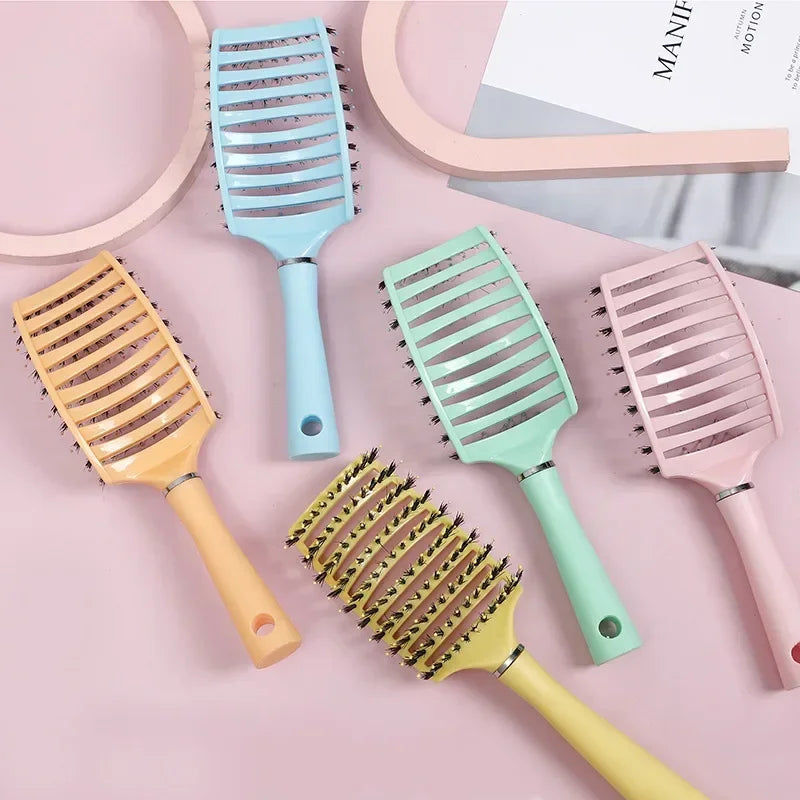 Original Hair Brush Magic Hair Comb Detangling Hair Brush Detangle Lice Massage Comb Women Tangle Hairdressing Salon 2023 Peaceful Pleasures Health and Wellness