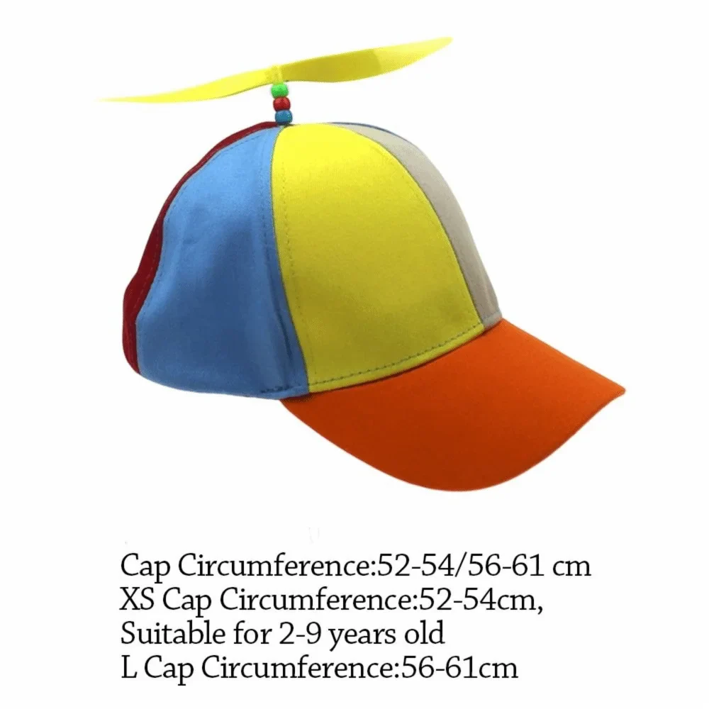 Rainbow Propeller Snapback Cap – Fun Unisex Baseball Hat