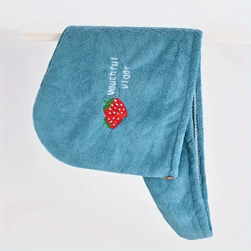 Super Absorbent Quick Dry Hair Towel Wrap Hat for Women