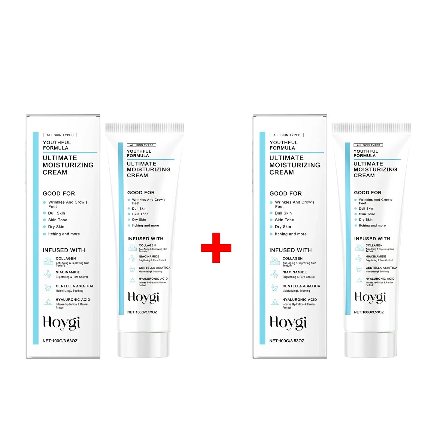 Hoygi Centella & Hyaluronic Acid Moisturizing Cream 100g