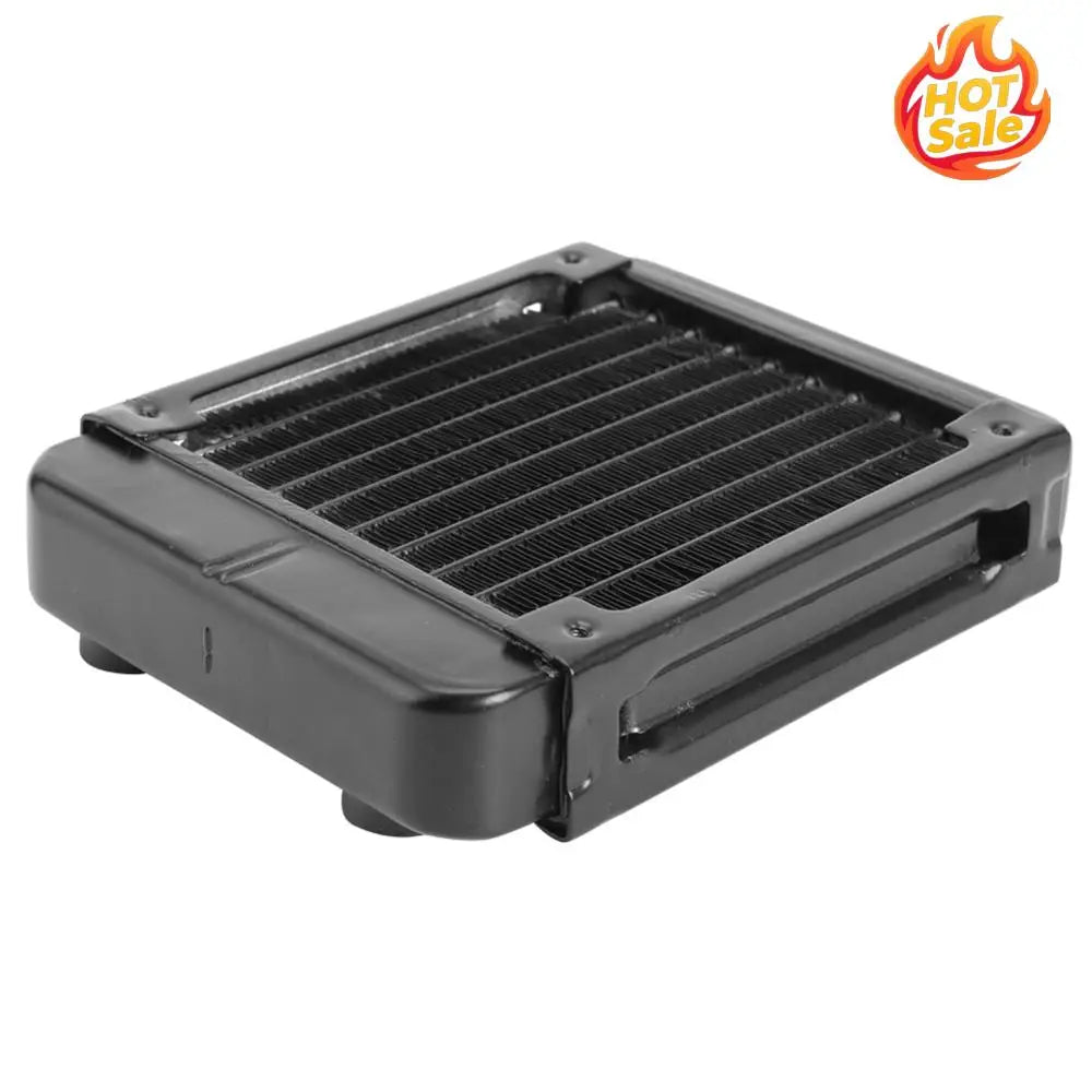 VODOOL 120mm PC Water Cooling Radiator G1/4 – 10 Pipe Aluminum