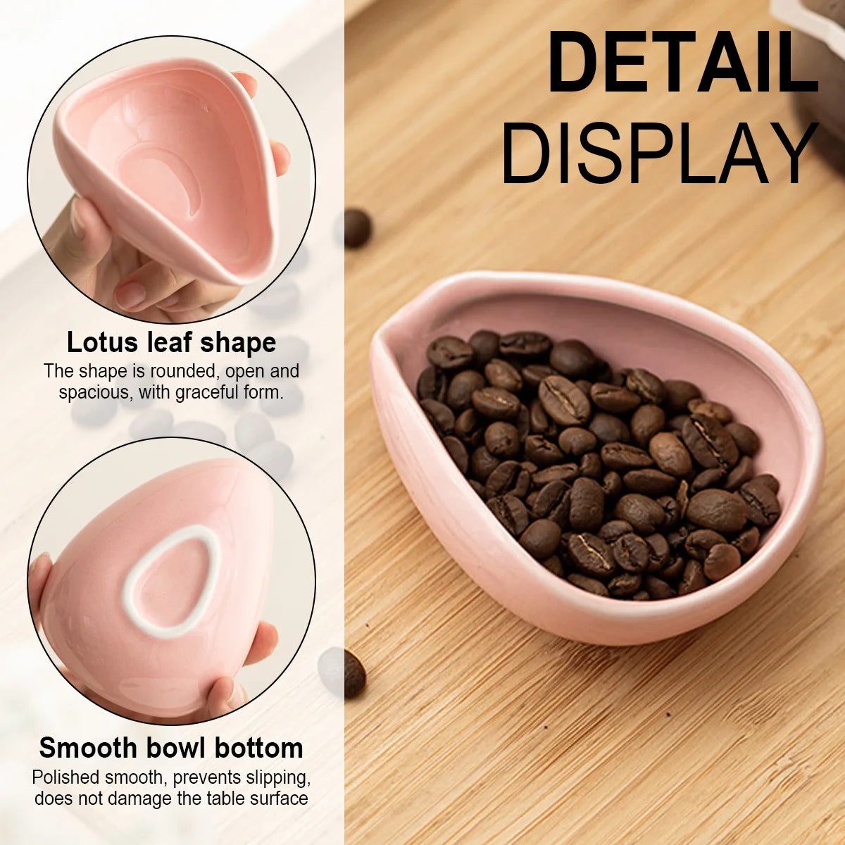 Coffee Bean Dosing Cup, RDT Spray Bottle Set, Coffee Bar Accessories, Ceramic Dosing Vessel Tray/Single Dose Measuring Tray Kit Peaceful Pleasures Health and Wellness