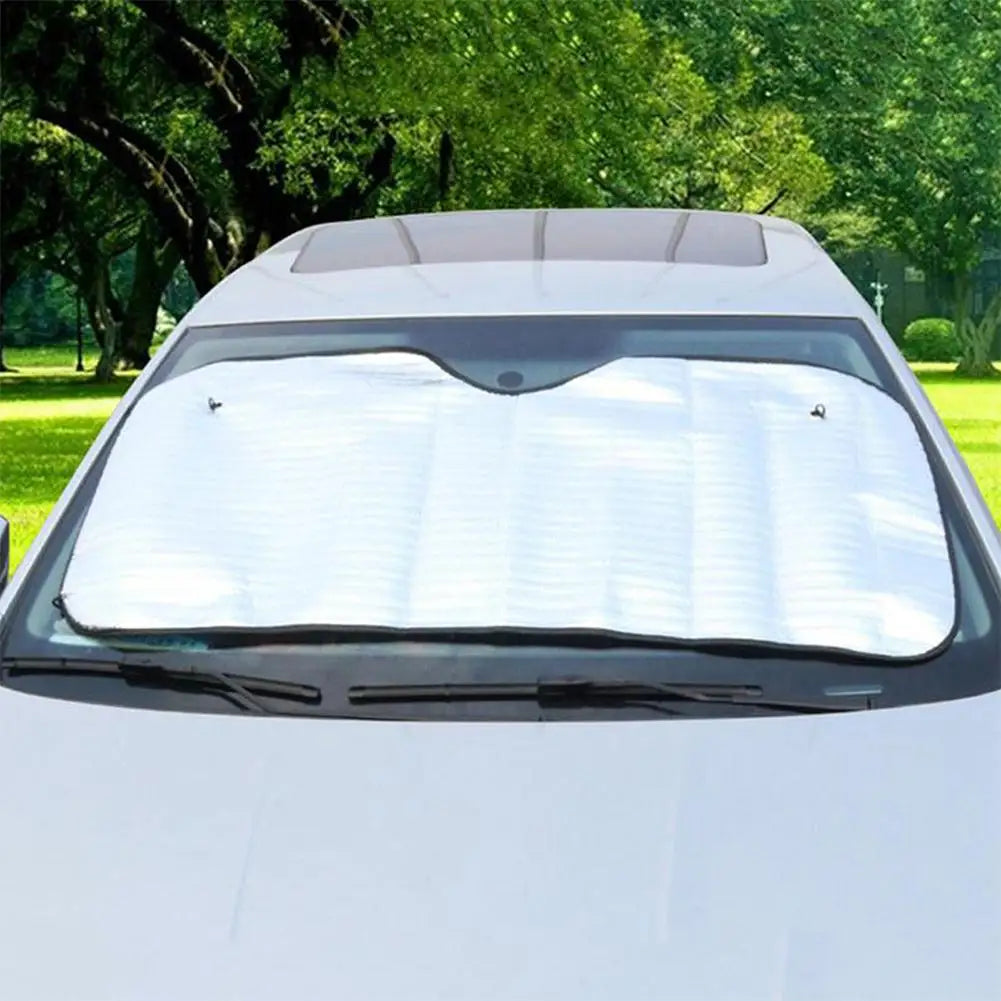 Universal Windshield Sunshades Car sun visor Foldable Car Front Window Sunshade Snow Ice Protection Cover Peaceful Pleasures Health and Wellness