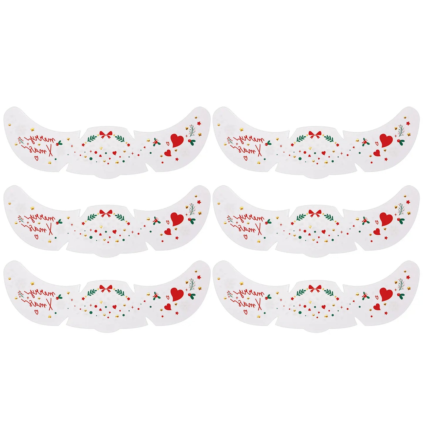Christmas Sparkle Freckle Temporary Face Stickers – 6 Sheets