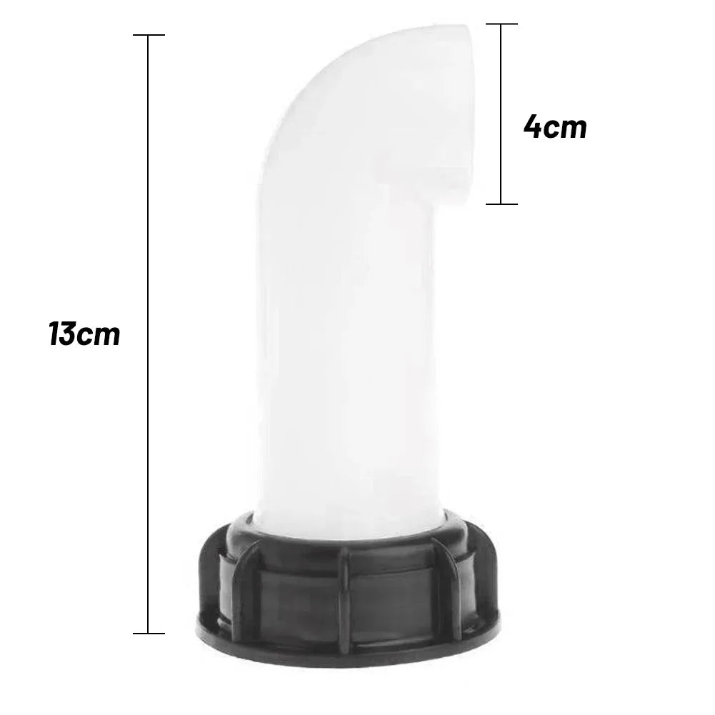 Extension Drain Spout Hose IBC Water Tank Nozzle Tap Cap Valves