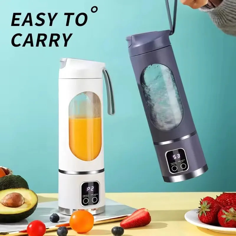 URGGU 450ML Mini USB Juicer Blender Cup – Digital Display