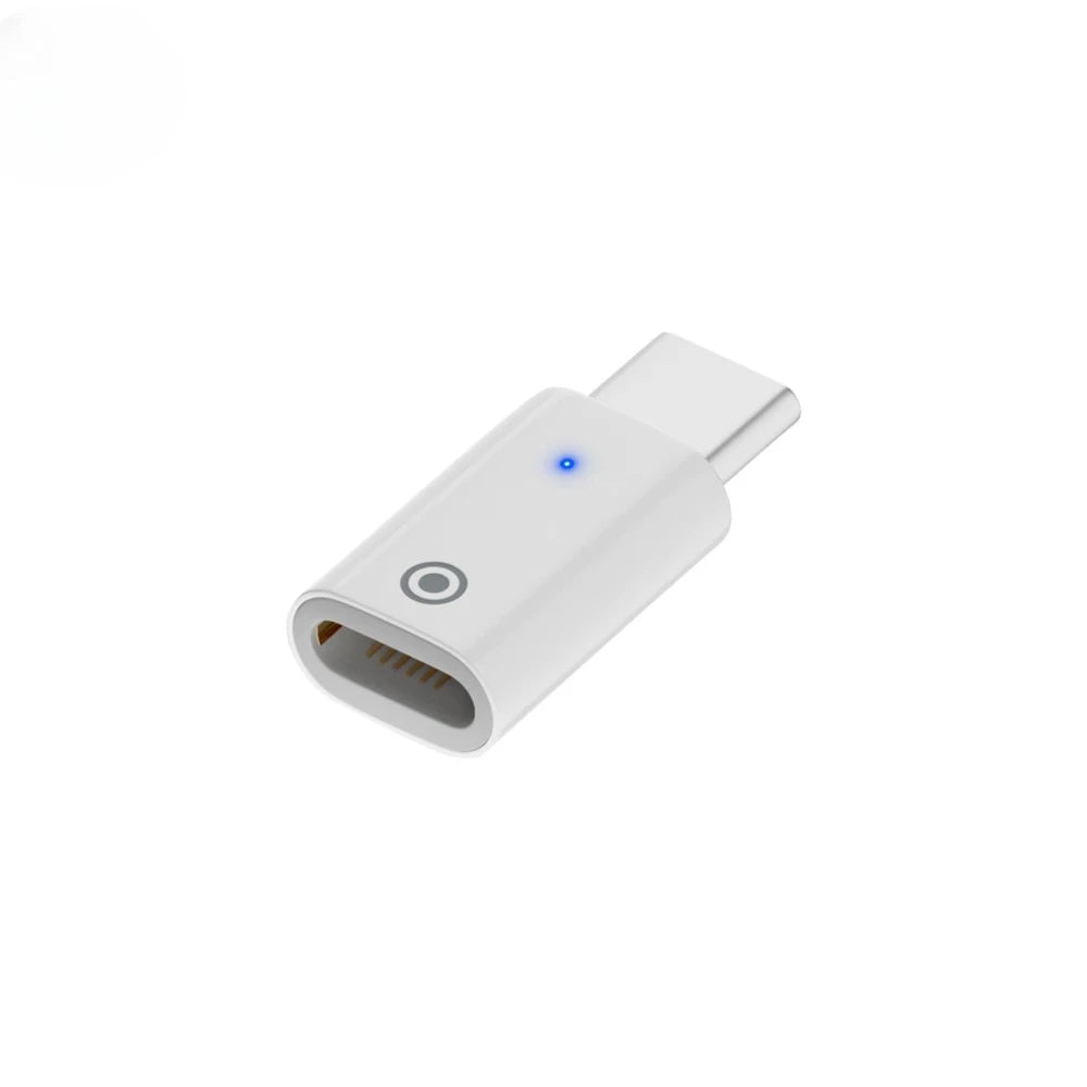 Connector Charger for Apple Pencil Adapter Charging Adapter Cable Connector USB-C Type-C Female to Female Charger Converter Peaceful Pleasures Health and Wellness A