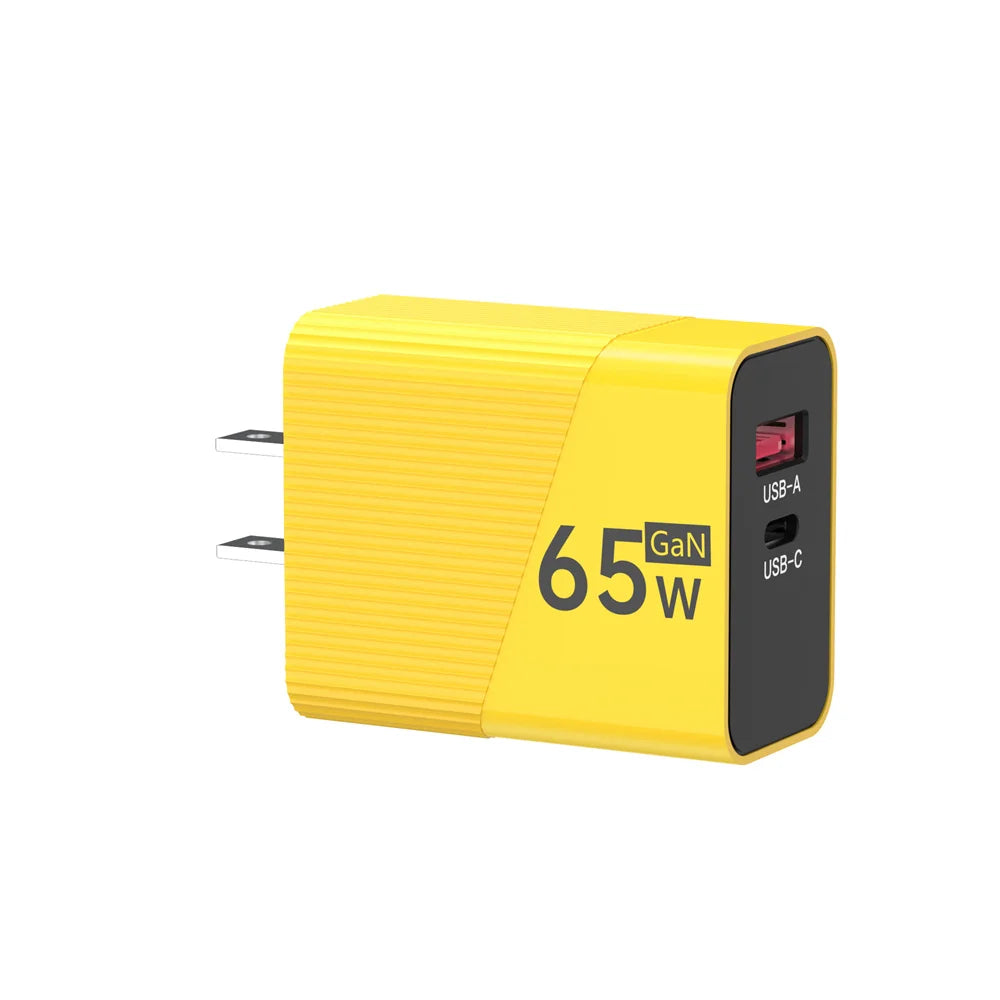 65W GaN USB-C Fast Charger – EU/US/UK Plug | iPhone & Samsung