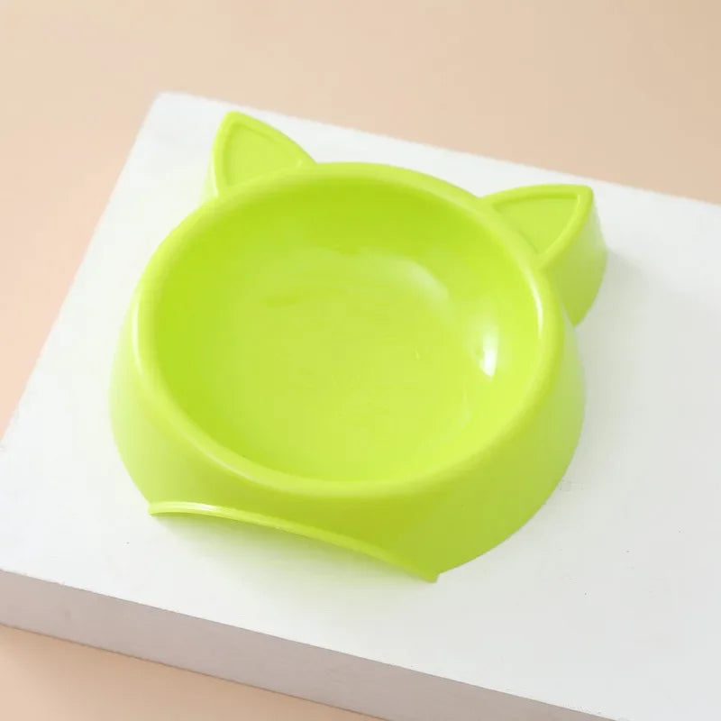 Cat-Shaped Pet Bowl | Non-Slip Feeder for Small & Medium Pets