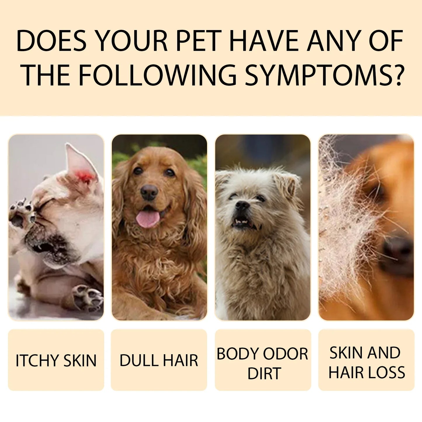YEGBONG Pet Shampoo for Cats & Dogs – Gentle & Deodorizing