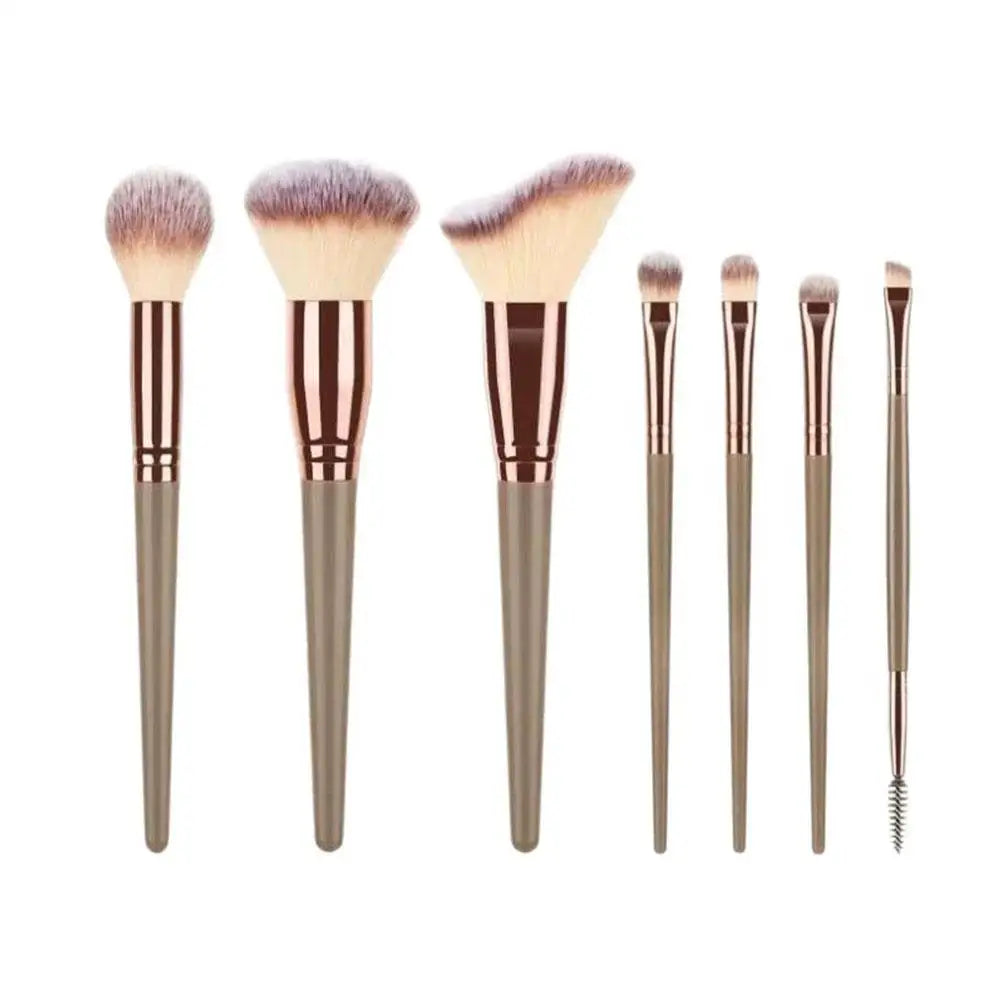 7-Piece Makeup Brush Set – Foundation, Blush & Eyeshadow