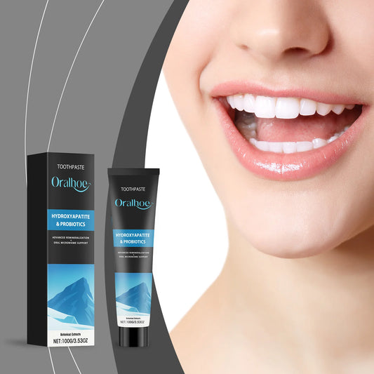 Oralhoe Hydroxyapatite Whitening Toothpaste | Lactic Acid Bacteria Whitening Toothpaste Peaceful Pleasures Health and Wellness
