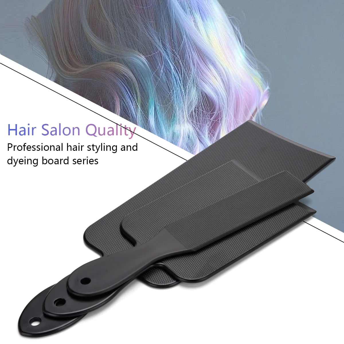 3 Sizes Available Hair Dye Coloring Board Hair Professional Salon Ergonomic Highlighting Paddle Styling Tool Barber Accessories Peaceful Pleasures Health and Wellness