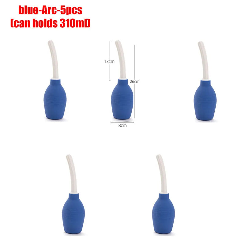 Anal Douche Bulb – 4 Sizes, Anti-Backflow Personal Hygiene Cleansing
