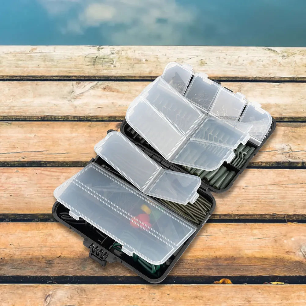 277Pcs Carp Fishing Accessories Kit with Storage Box Fishing Accessories Peaceful Pleasures Health and Wellness