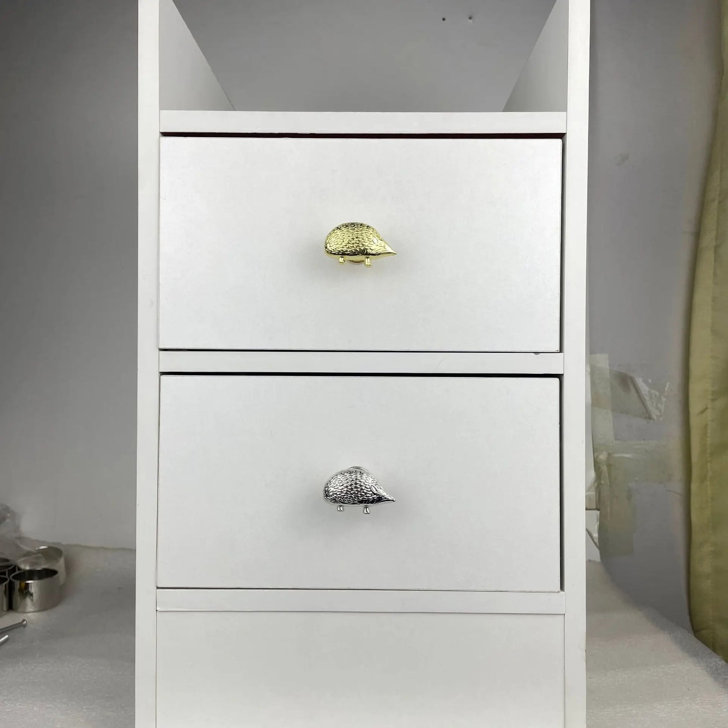 10-Pack Hedgehog Cabinet Knobs – Cute Zinc Alloy Drawer Handles