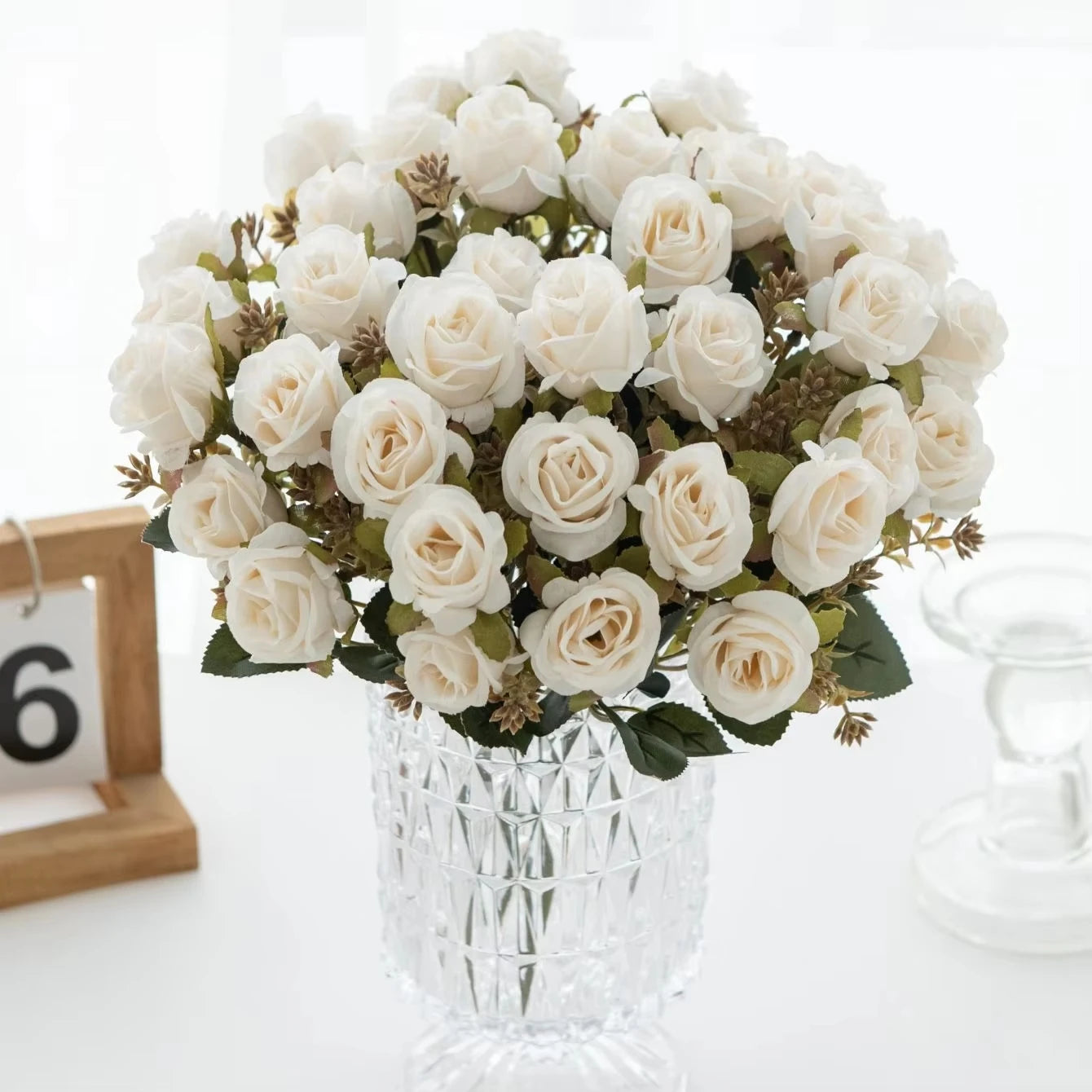 Artificial Silk Rose Bouquet – Wedding & Home Décor