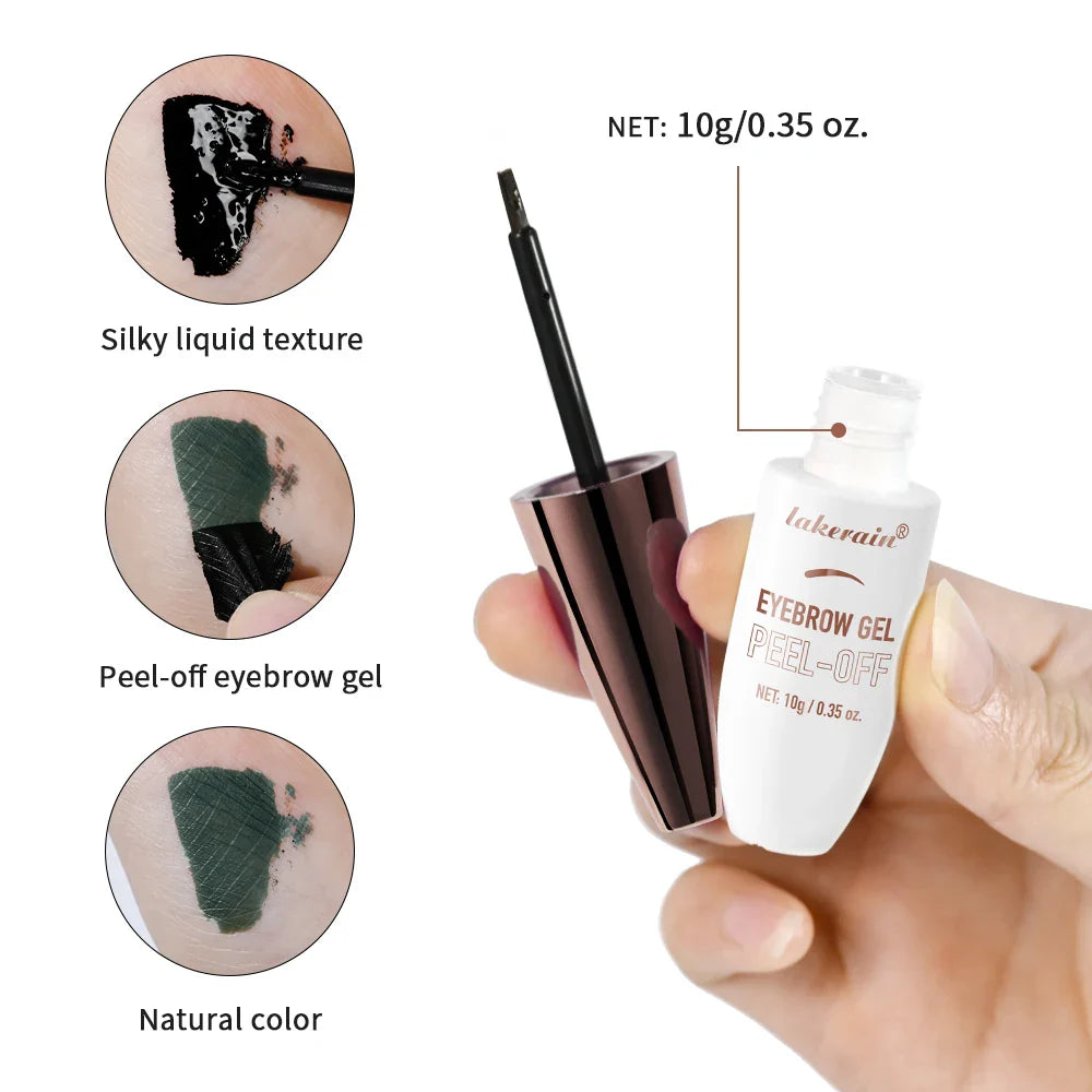 Lakerain Peel-Off Eyebrow Tint Gel – Waterproof Brow Color