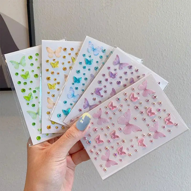 Glitter Face Stickers & Eyeshadow Palette – Kids Stage Makeup