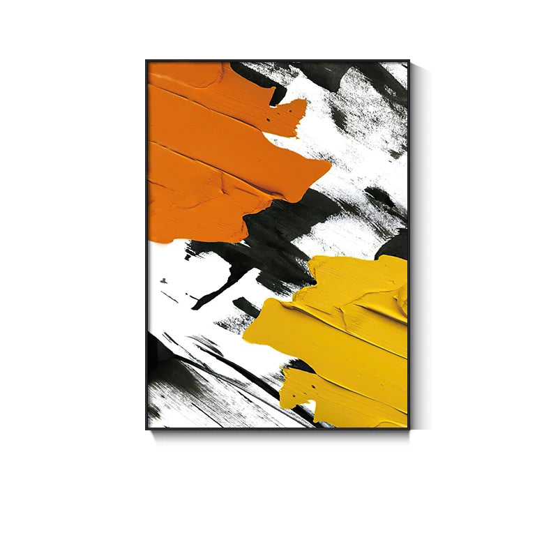 3D Hand Painted Abstract Canvas Painting, Blue, Red, Black, White, Yellow, Modern Mural Art, High Quality, Hand Drawn, Acrylic Peaceful Pleasures Health and Wellness