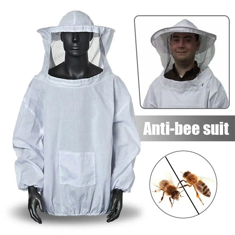Beekeeping Jacket with Veil Hat – Breathable Beekeeper Suit