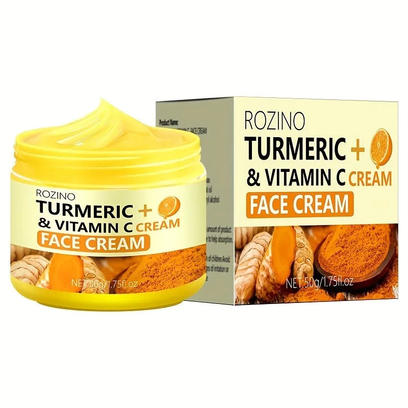 Turmeric & Vitamin C Face Cream – Moisturizing & Firming Peaceful Pleasures Health and Wellness A