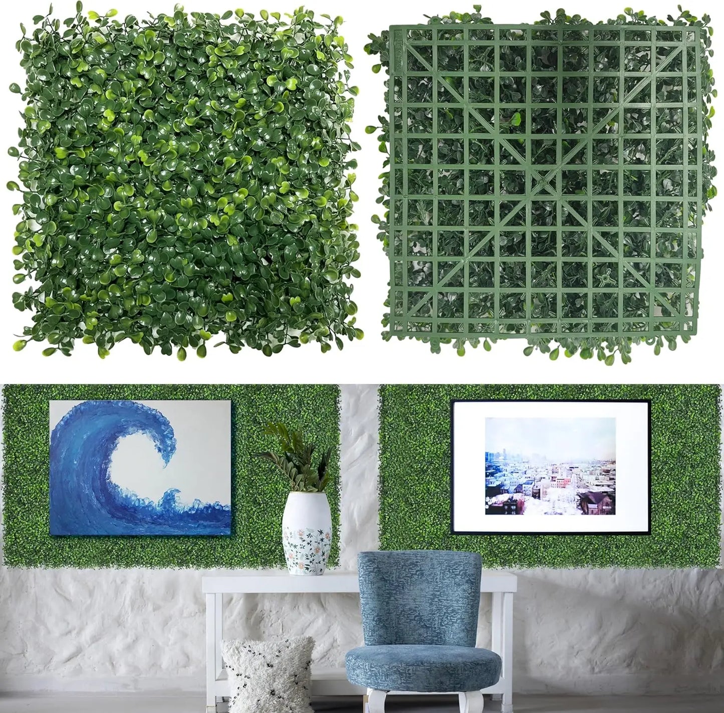 Artificial Grass Wall Panel 40×60cm – Indoor & Outdoor Backdrop