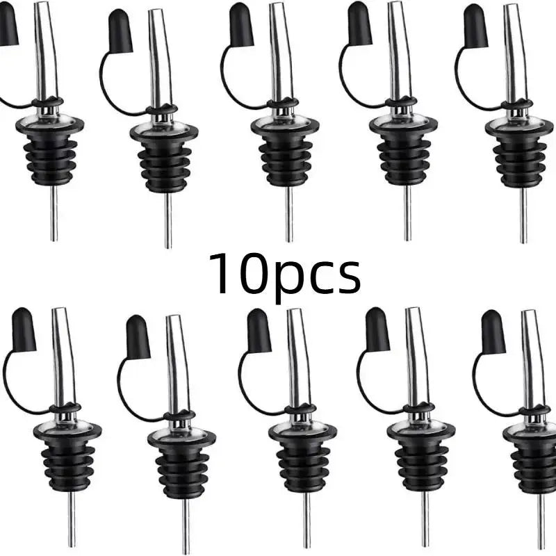 Leak-Proof Wine Bottle Stopper, Pourer & Dispenser Nozzle