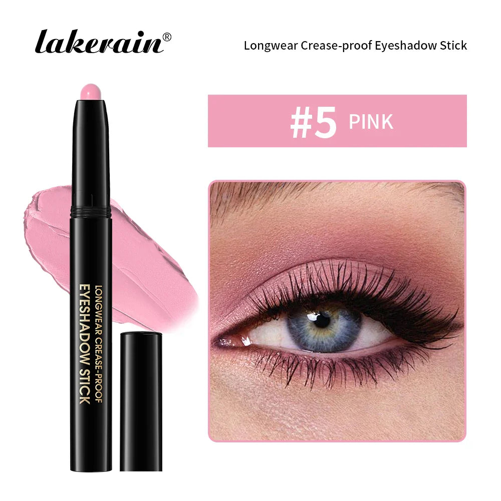 10-Color Longwear Eyeshadow Pencil Stick – Shimmer & Matte