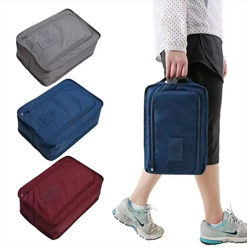 Portable Shoe Bags Travel Holds Multifunction Waterproof Folding Storage High Capacity Shoe Pouch Organizer Peaceful Pleasures Health and Wellness