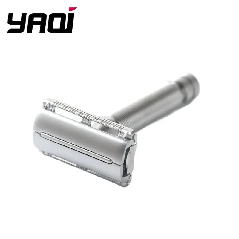 2026 Hot Sale YAQI Safety Razor Yaqi Monarch Matte Chrome Color Safety Razor Comfortable Shaving Peaceful Pleasures Health and Wellness
